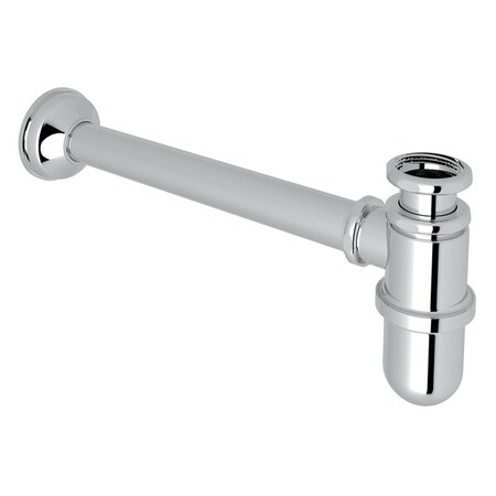 Rohl Cylinder Style Decorative Extended Brass Bottle Trap Dra A5568BAPC